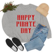 Load image into Gallery viewer, Pirate Day Red Graphic Sweatshirt