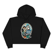 Load image into Gallery viewer, Gasparilla Mermaid Crop Hoodie