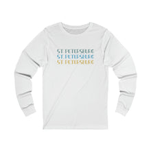 Load image into Gallery viewer, St. Pete Tri-Color Long Sleeve Tee