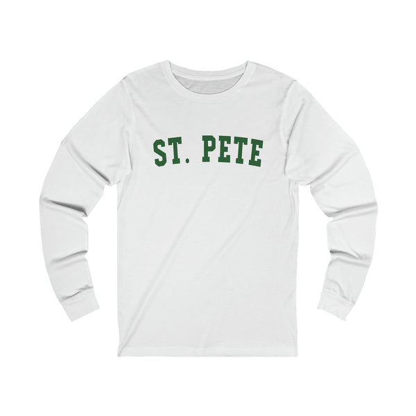 St. Pete Green Graphic Long Sleeve Tee