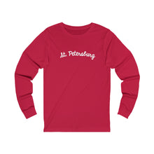 Load image into Gallery viewer, St. Pete Cursive Long Sleeve Tee