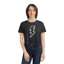 Load image into Gallery viewer, Bolts Flowy Cropped Tee
