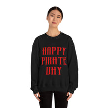 Load image into Gallery viewer, Pirate Day Red Graphic Sweatshirt