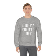 Load image into Gallery viewer, Pirate Day White Graphic Sweatshirt