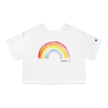 Load image into Gallery viewer, Tampa Rainbow Cropped Tee