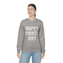 Load image into Gallery viewer, Pirate Day White Graphic Sweatshirt