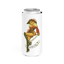 Load image into Gallery viewer, Pirate Pinup Slim Can Cooler