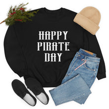 Load image into Gallery viewer, Pirate Day White Graphic Sweatshirt