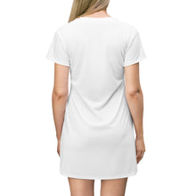 Load image into Gallery viewer, Black Skull T-Shirt Dress
