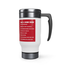 Load image into Gallery viewer, Drunk Pirate Red Travel Mug