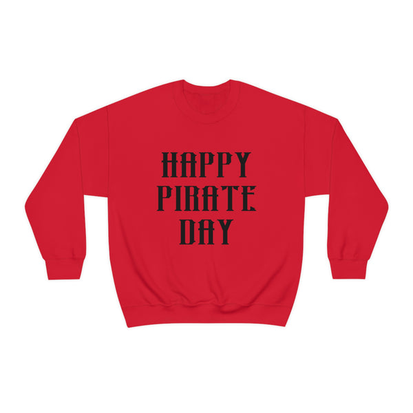 Pirate Day Black Graphic Sweatshirt