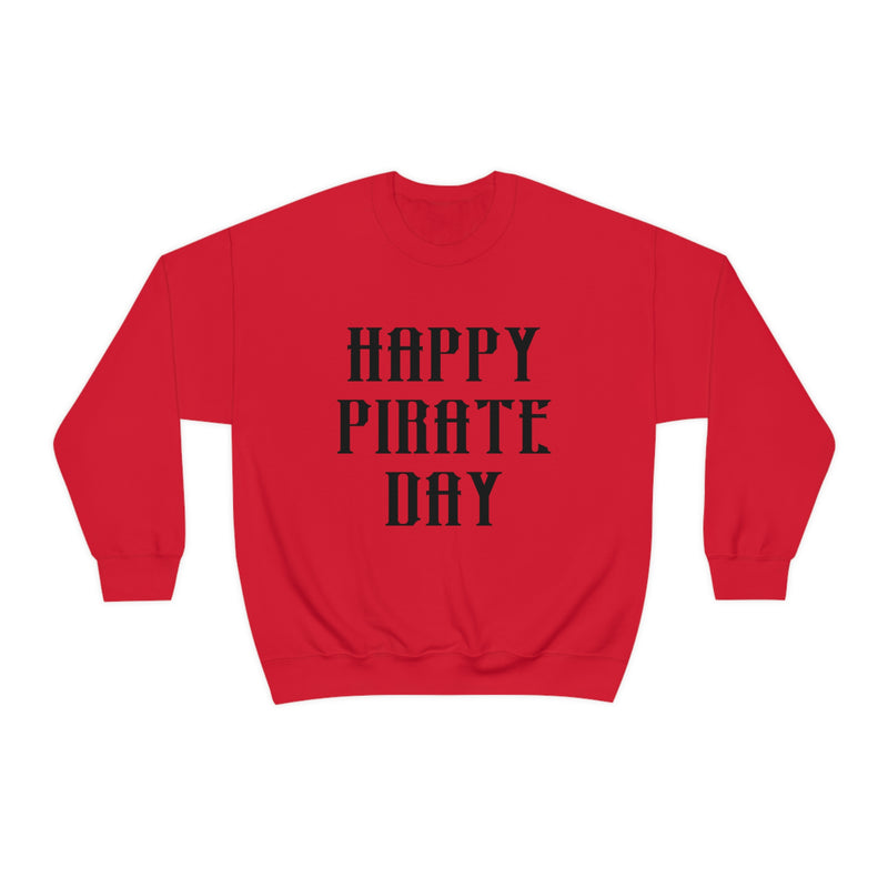 Pirate Day Black Graphic Sweatshirt