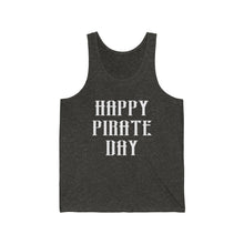 Load image into Gallery viewer, Pirate Day White Graphic Tank