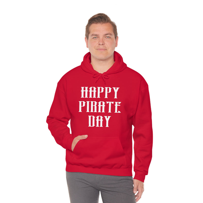 Pirate Day White Graphic Hoodie