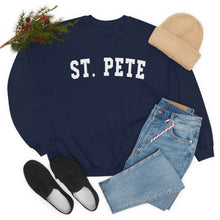 Load image into Gallery viewer, St. Pete White Graphic Sweatshirt
