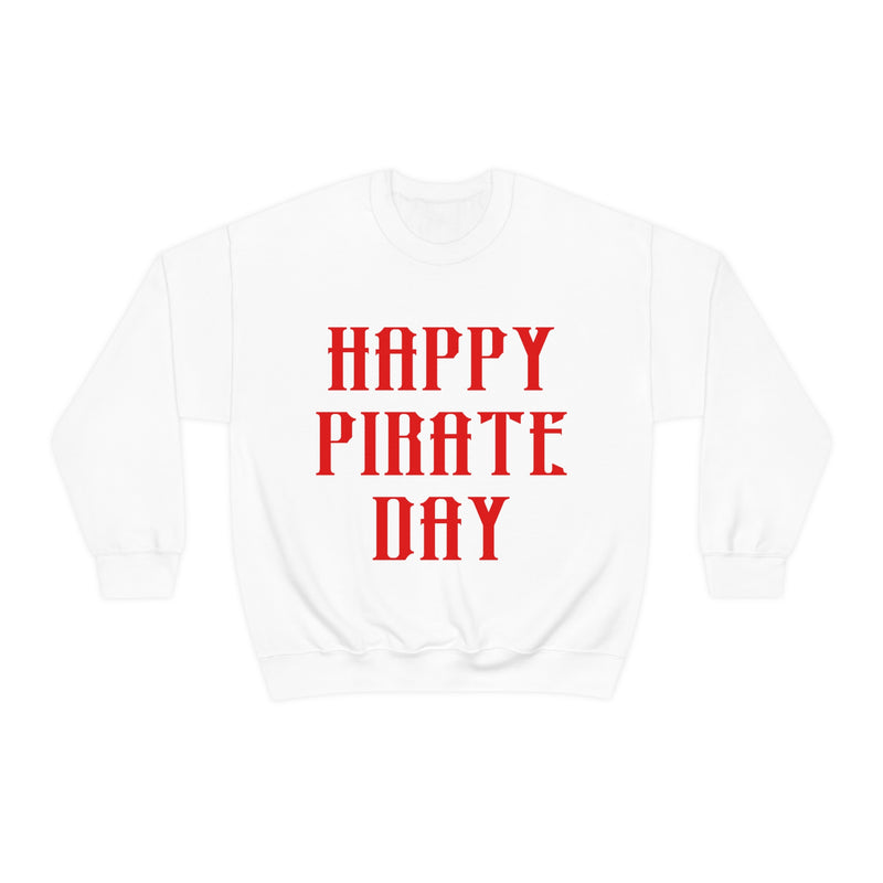 Pirate Day Red Graphic Sweatshirt