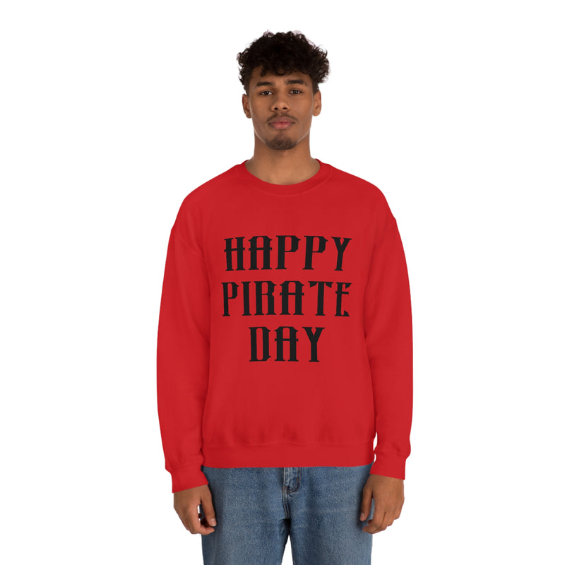 Pirate Day Black Graphic Sweatshirt