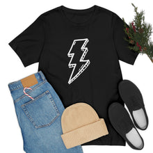 Load image into Gallery viewer, Lightning Bolt White Tee