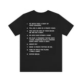 Gasparilla Drinking Game T-Shirt