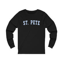 Load image into Gallery viewer, St. Pete Blue Graphic Long Sleeve Tee