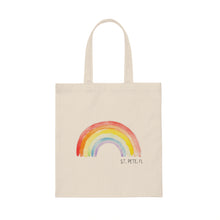 Load image into Gallery viewer, St. Pete Rainbow Tote Bag